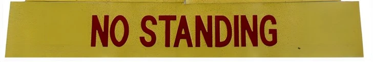 Yellow No Standing Area Bus Vinyl Flooring best
